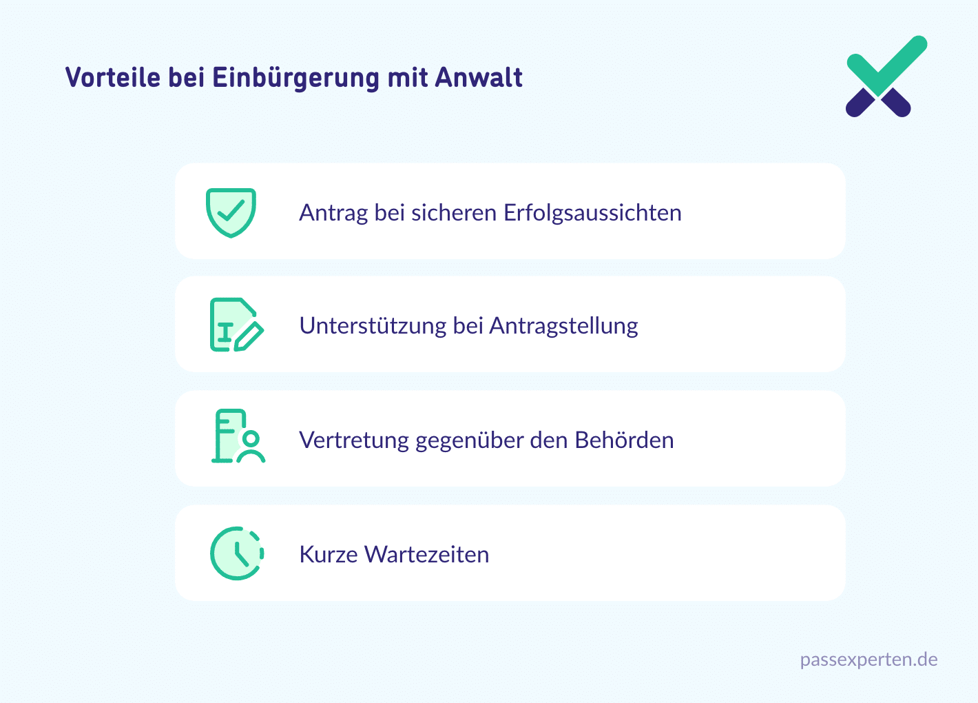 Vorteile bei Einbürgerung mit Anwalt