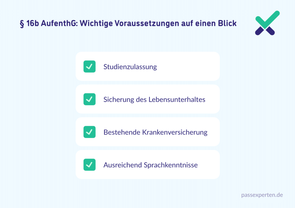 § 16b AufenthG: So kommen Studierende an den Titel
